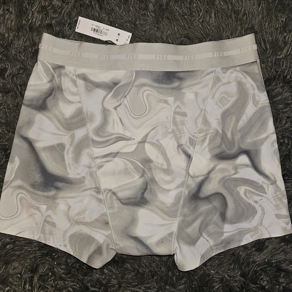 NWT Victorias Secret PINK Gray Marble Period Boy Shorts Sz M, Never Worn - Picture 6 of 9